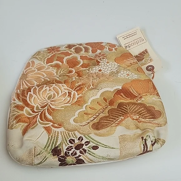 Japanese KIMONO Clutch Vintage Fabric Purse - Picture 8 of 11
